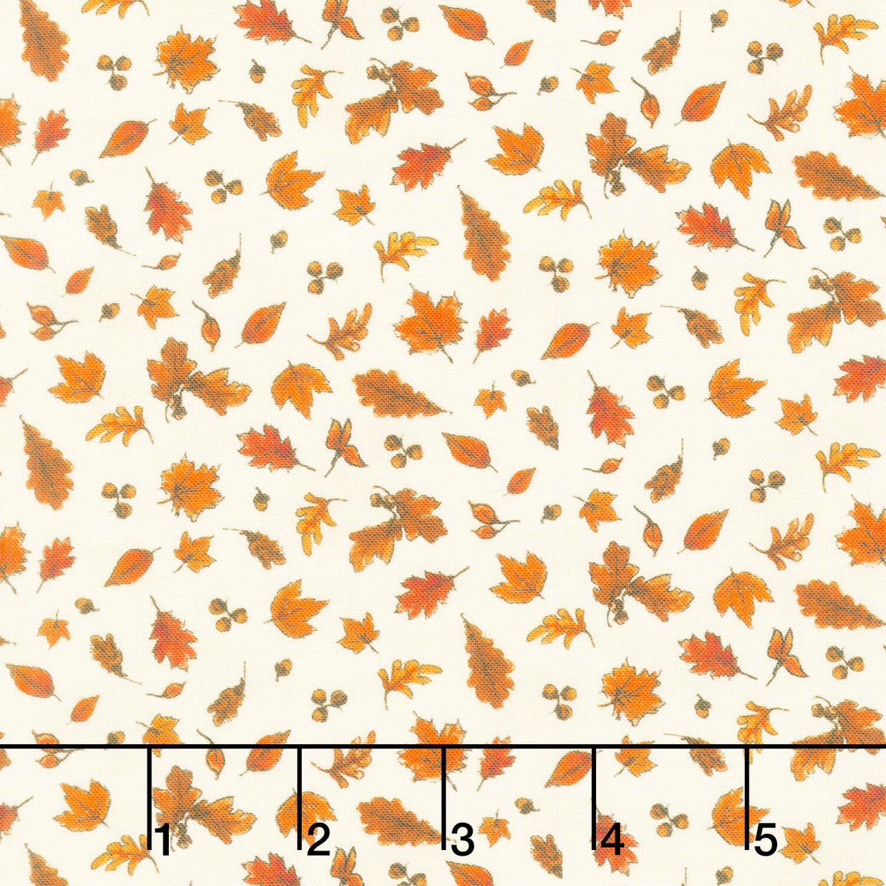 Haunted Acre Wood - Leaves Yellow Yardage