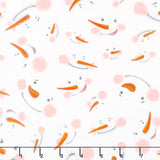 The Cool Club - Snowman Face Toss White Yardage