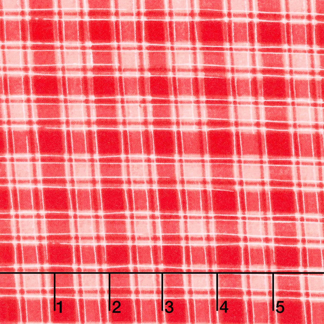 The Cool Club - Plaid Red Yardage