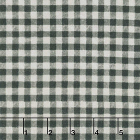 The Cool Club - Gingham Charcoal Yardage