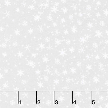 The Cool Club - Small Snowflake Toss Cloud Yardage
