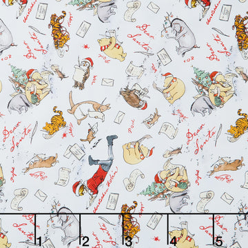 Christmas at Pooh Corner - Dear Santa Snow Yardage