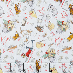 Christmas at Pooh Corner - Dear Santa Snow Yardage