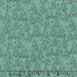 Christmas at Pooh Corner - Trees Mono Forest Yardage