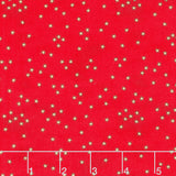 Christmas at Pooh Corner - Stars Red Yardage