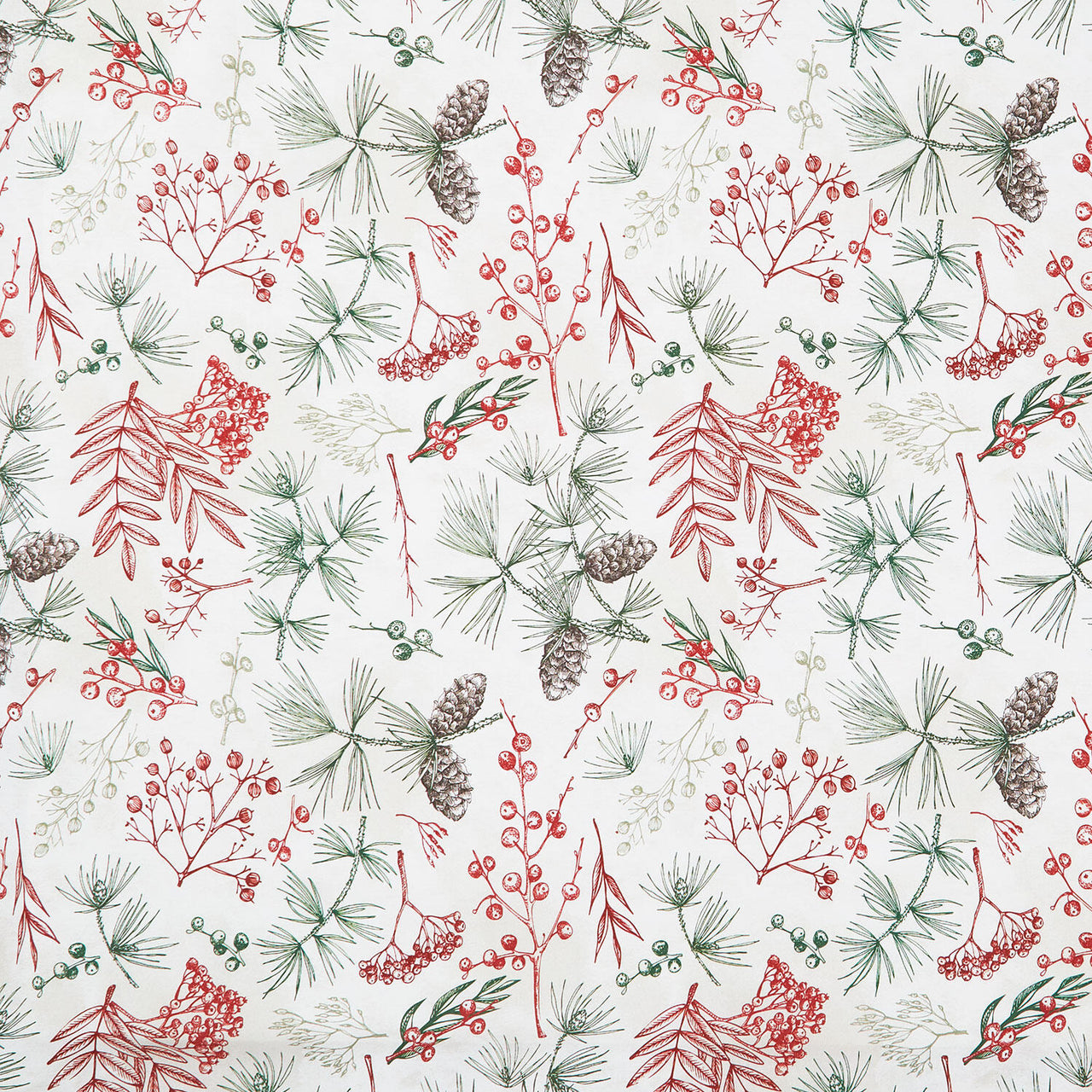 Good Natured 108" - Tree Bits Christmas 108" Digitally Printed Wide Backing