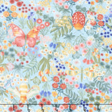 Garden Park - Garden Helpers Light Blue Yardage
