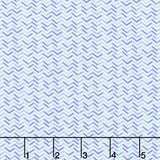 Garden Park - Mini Chevron Light Blue Yardage