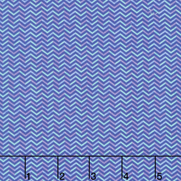 Garden Park - Mini Chevron Navy Yardage