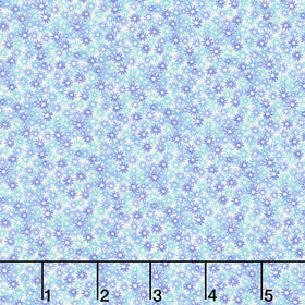 Garden Park - Daisy Ditzy Light Blue Yardage