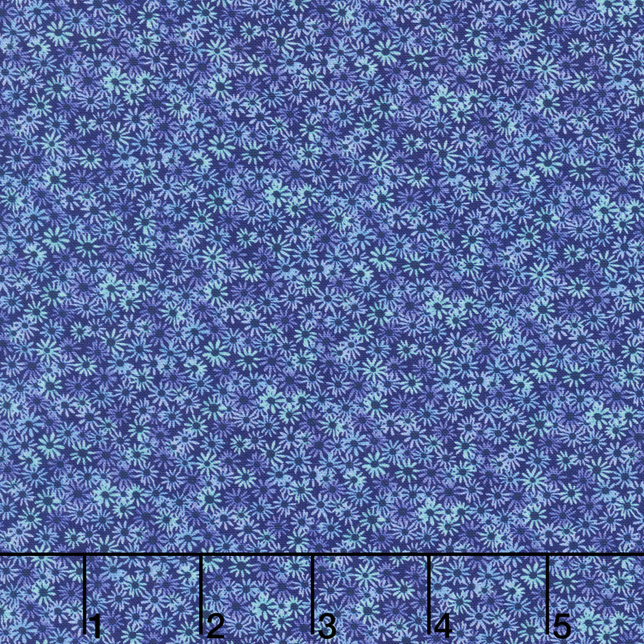 Garden Park - Daisy Ditzy Navy Yardage