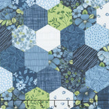 Bar Harbor - Hexie Indigo Yardage