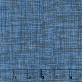 Bar Harbor - Plaid Texture Indigo Yardage