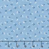 Bar Harbor - Snail Ditsy Denim Yardage