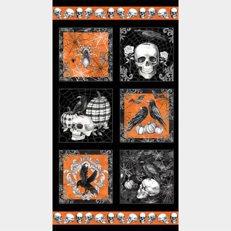 Fear Factory - Halloween Blocks Black Panel