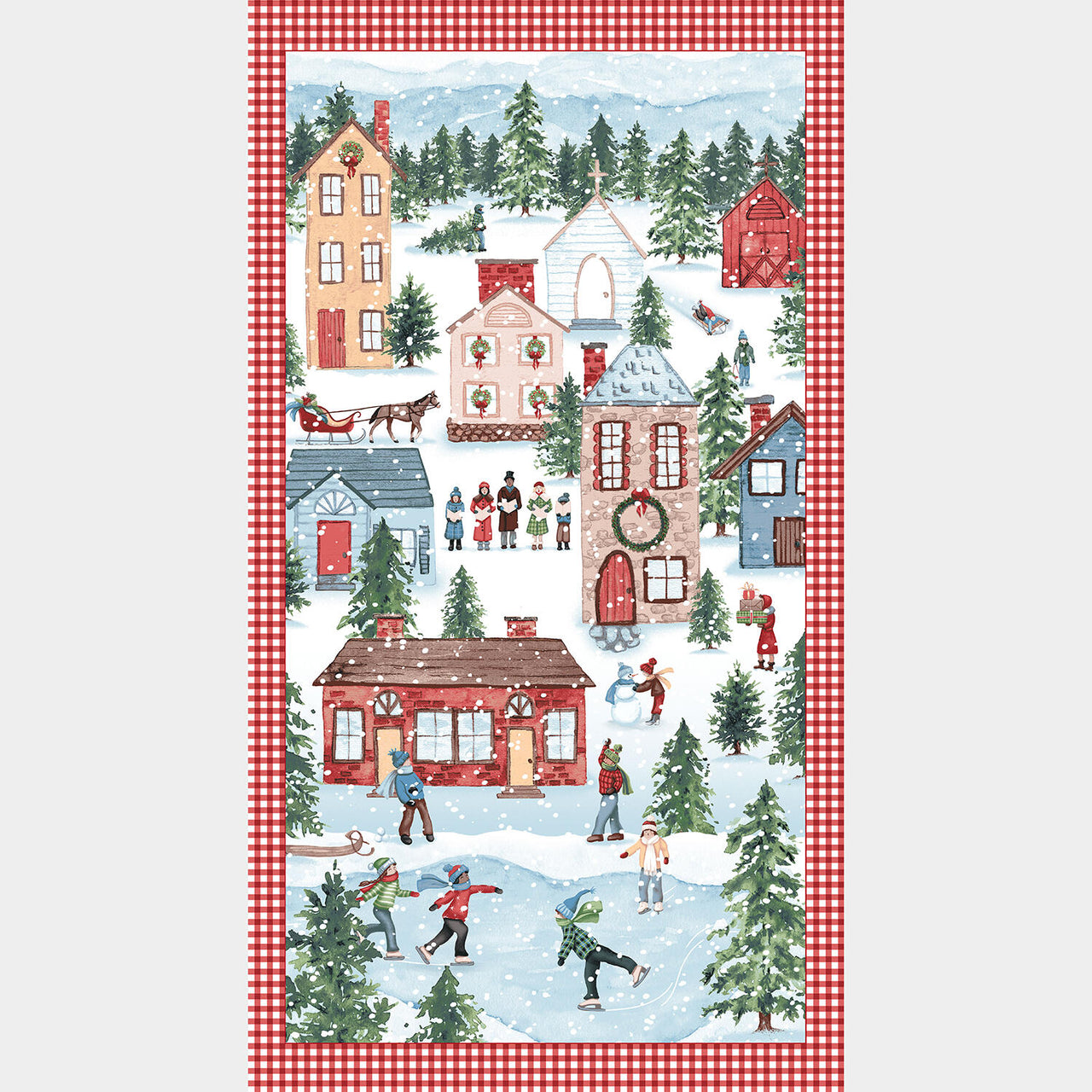 Christmas Village - Christmas Village Multi Panel