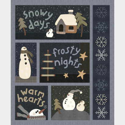 Snowy Days and Frosty Nights - Snowy Days Graphite Panel