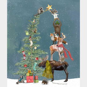 Holly Woods - Woodland Decorating Slate Digitally Printed Panel
