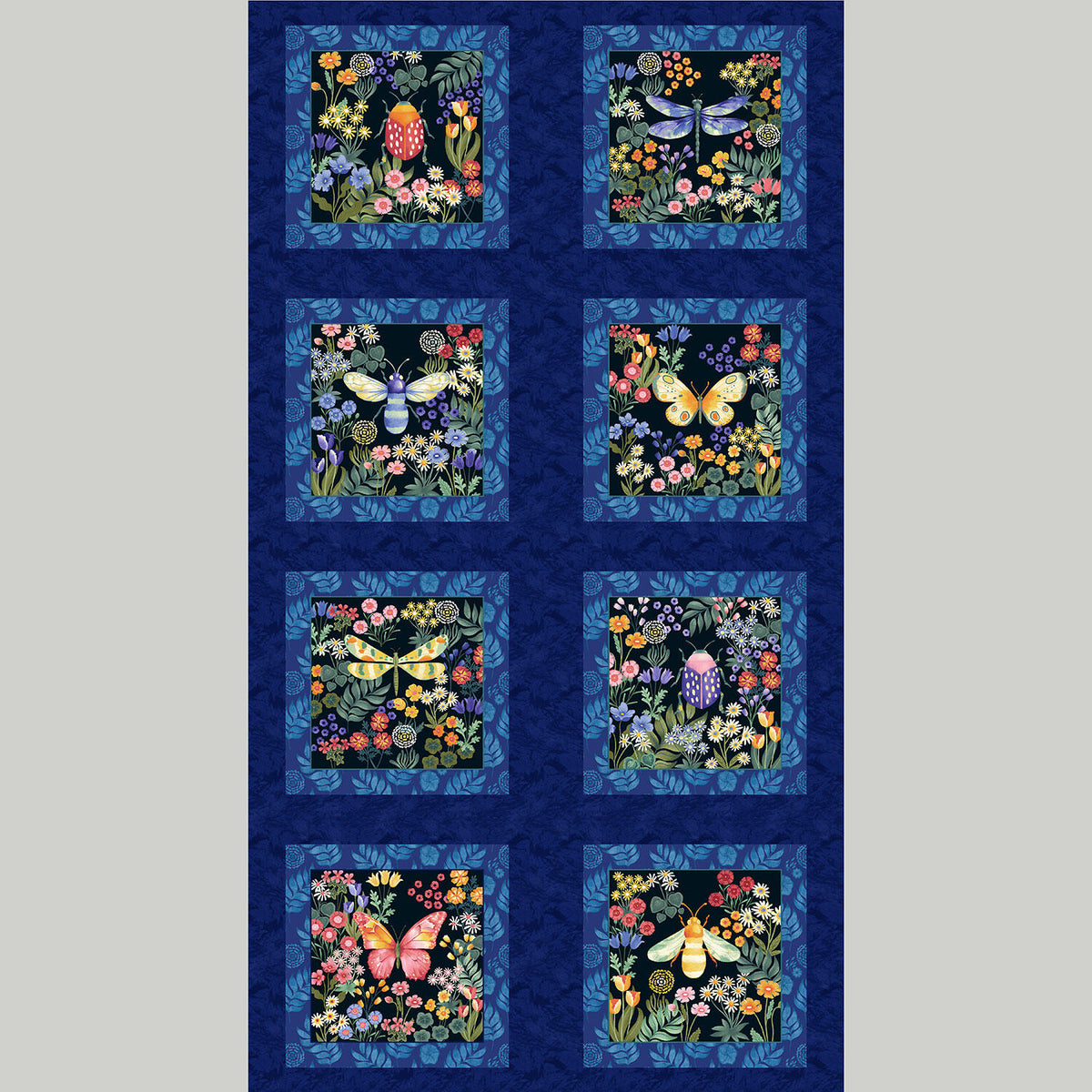 Garden Park - Garden Block Navy Panel