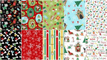 Merry Woof-mas Fat Quarter Bundle