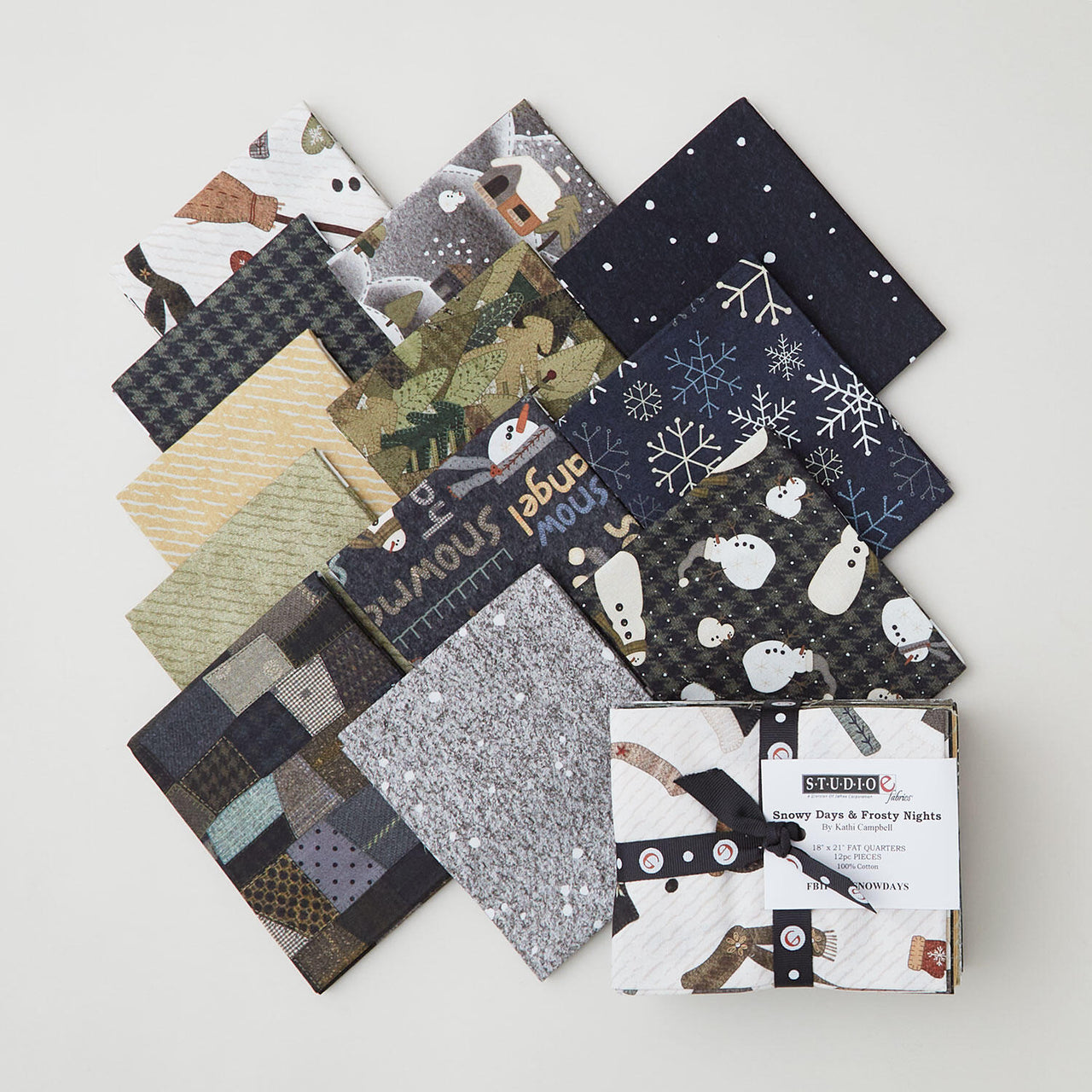 Snowy Days and Frosty Nights Fat Quarter Bundle