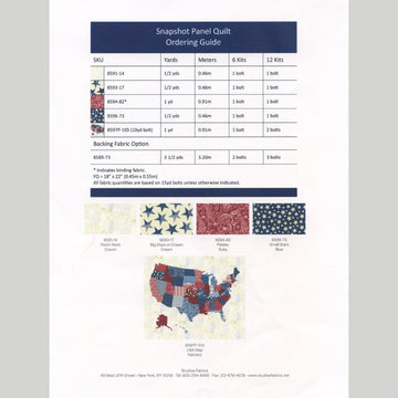 Snapshot Panel Quilt Kit