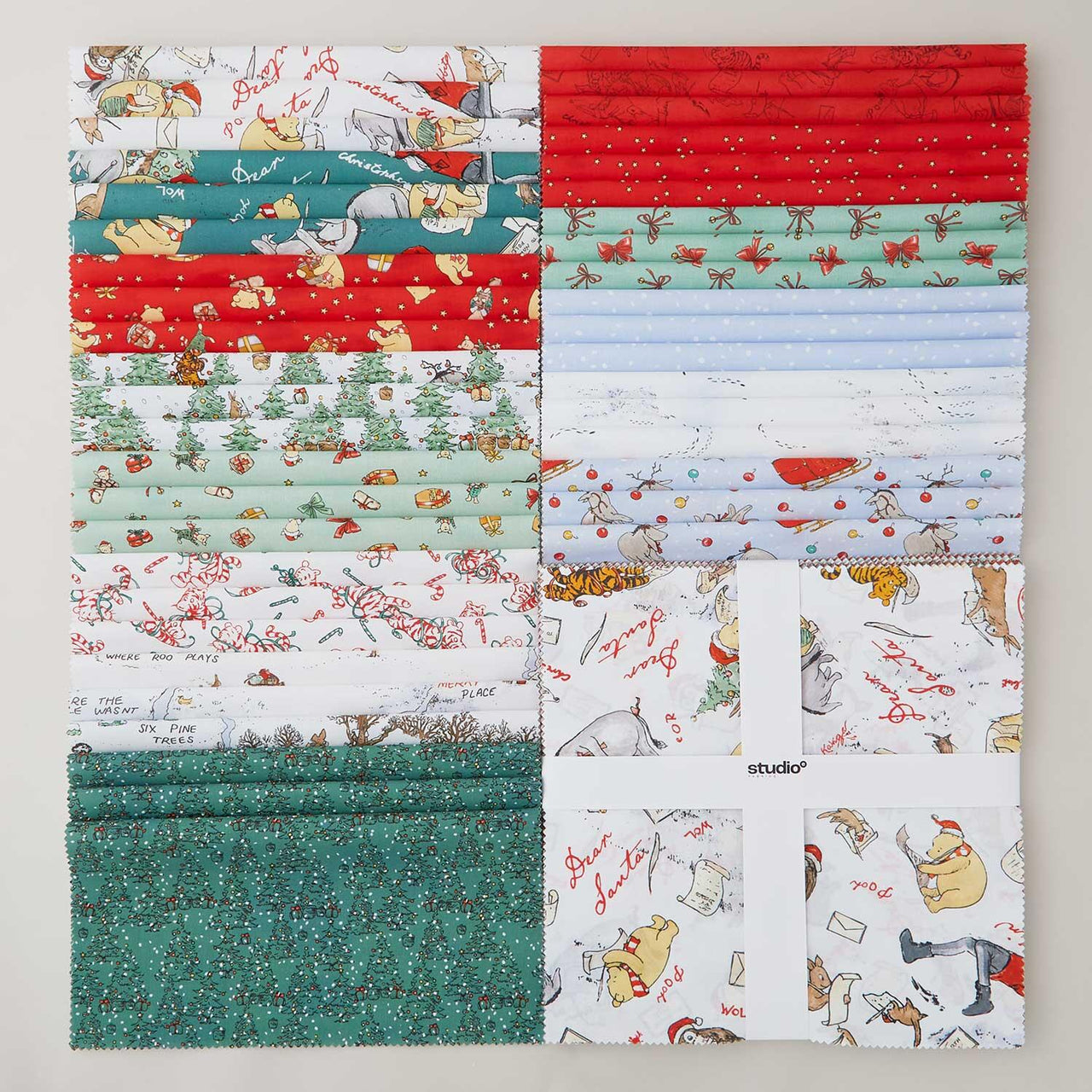 Christmas at Pooh Corner 10" Squares
