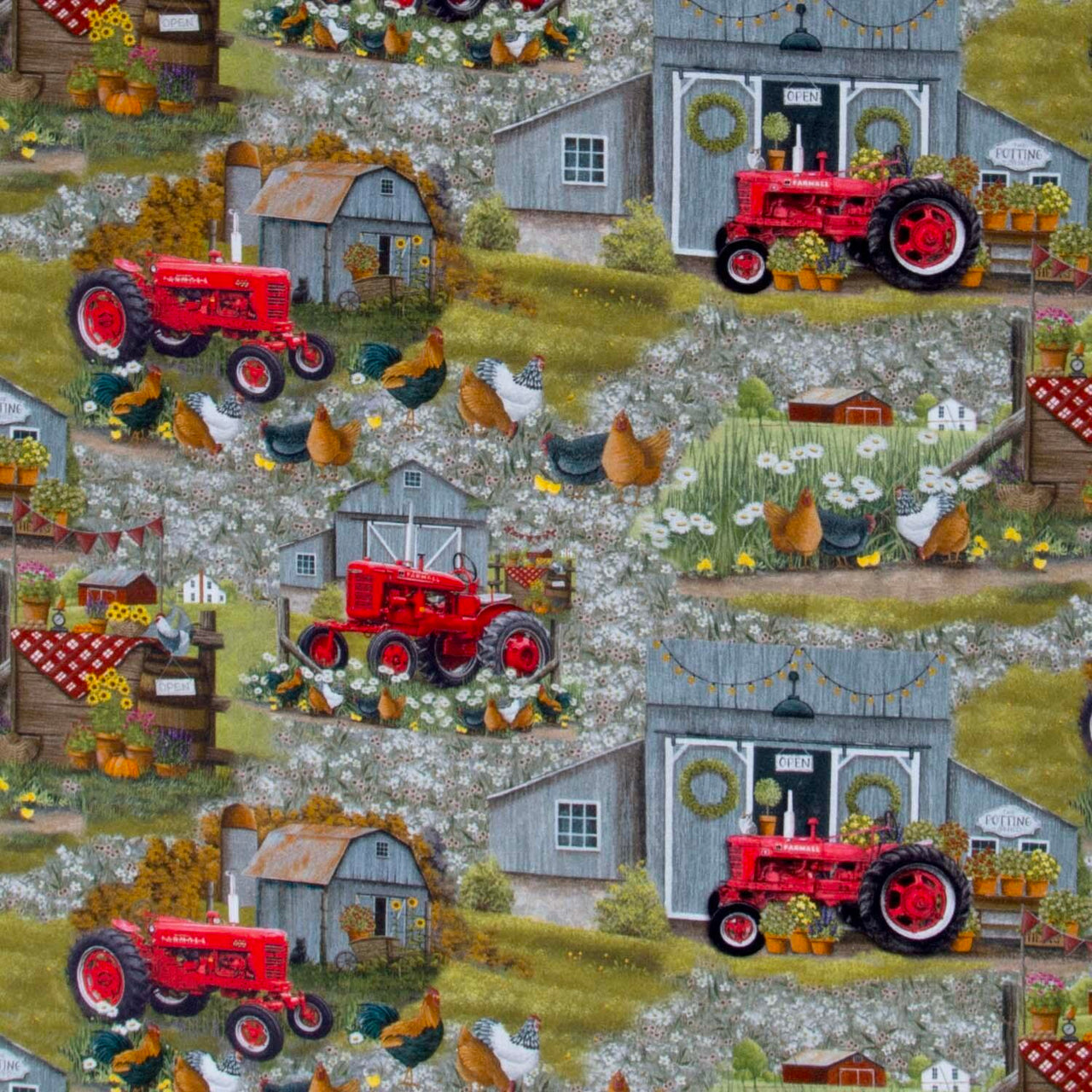 Farmall - Plank Scenic Multi Yardage