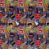 Farmall - Plank Logos Gray Yardage