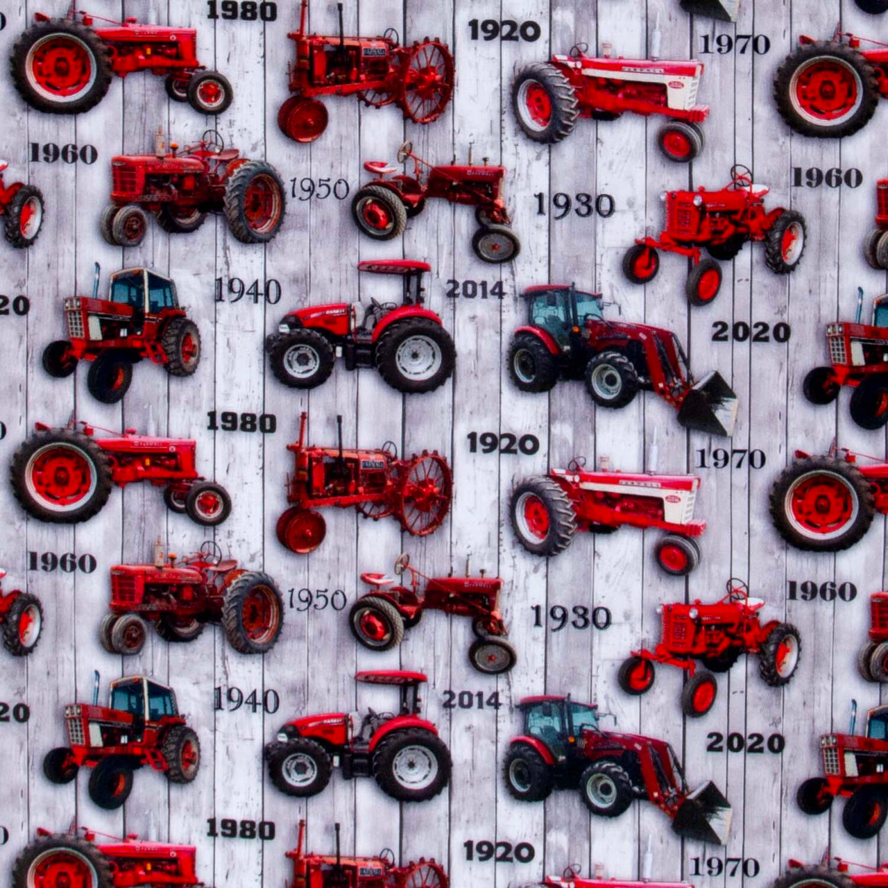 Farmall - Plank White Wash Multi Yardage