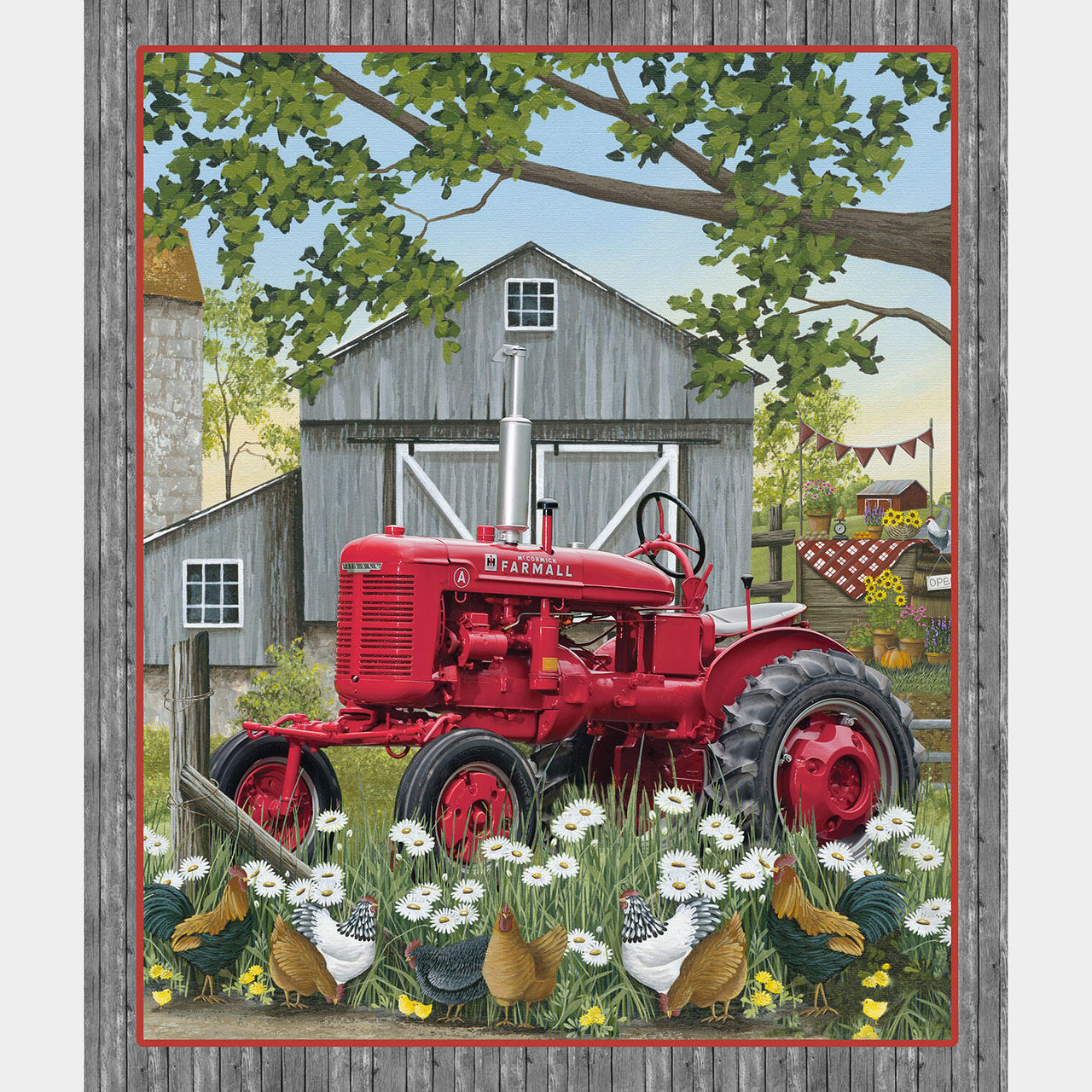 Farmall - Plank Tractor Scenic Multi Panel