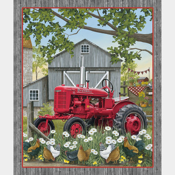 Farmall - Plank Tractor Scenic Multi Panel