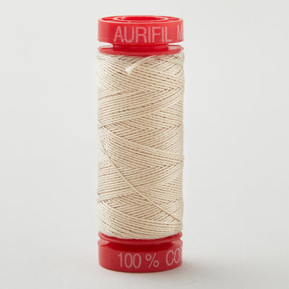 Aurifil Mako 12 WT All-Purpose 100% Cotton Thread - Small Spool Ermine