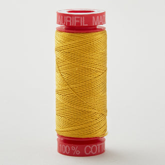 Aurifil Mako 12 WT All-Purpose 100% Cotton Thread - Small Spool Mustard