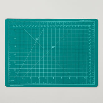 Self Healing Cutting Mat 9" X 12" Double Sided Green/Black