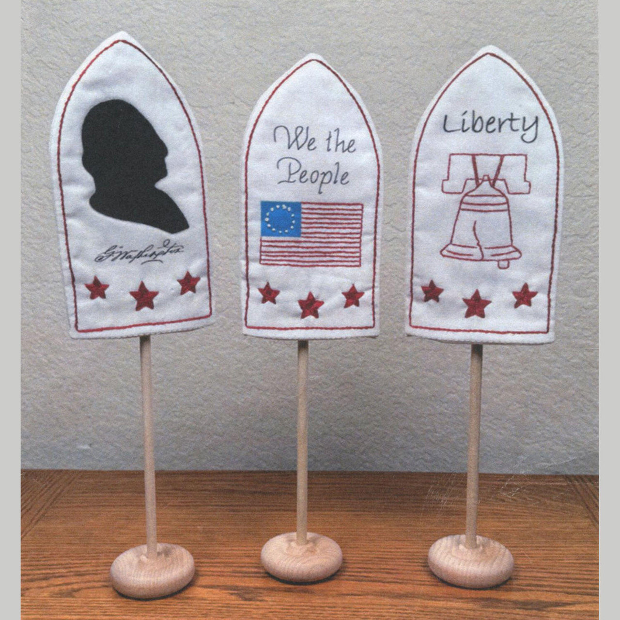 Patriotic Trio Embroidery Kit