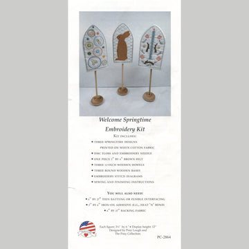 Welcome Springtime Trio Embroidery Kit