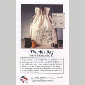Thimble Bag Embroidery Kit