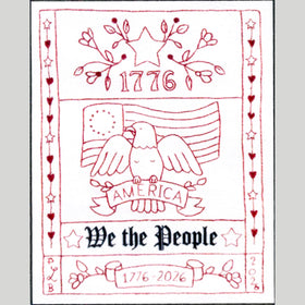 USA 250th Anniversary Sampler Embroidery Kit