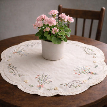 Bunnies and Blossome Tabletopper Embroidery Kit