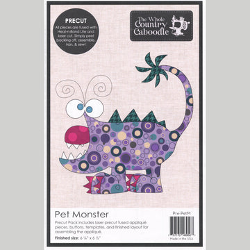Pet Monster Precut Fused Appliqué Pack