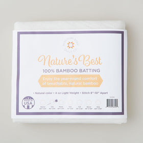 Missouri Star Nature's Best Bamboo Batting - Crib
