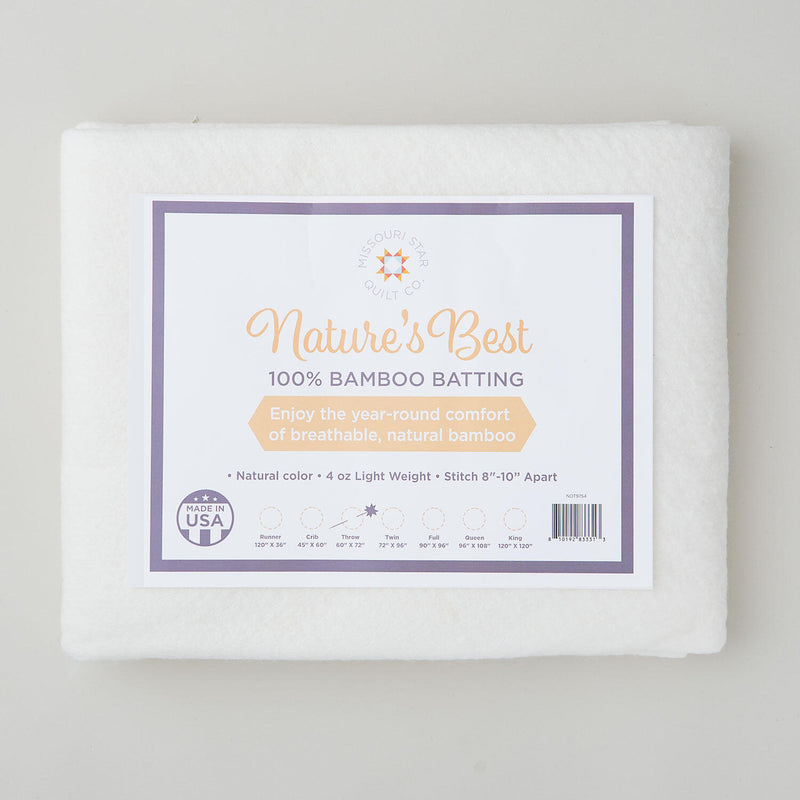 Missouri Star Nature's Best Bamboo Batting - Throw