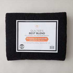 Missouri Star Quilter's Best Blend 60/40 Queen - Black Batting