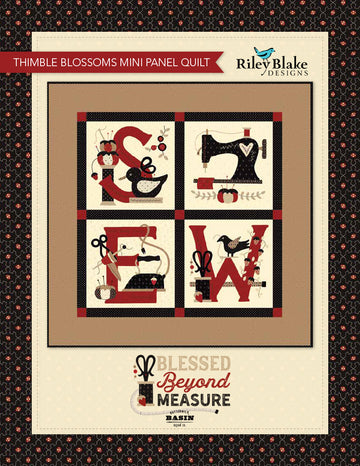 Thimble Blossoms Mini Panel Quilt Free Quilt Pattern by Stacy West