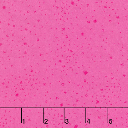 Chicken Scratch - Fuchsia Yardage
