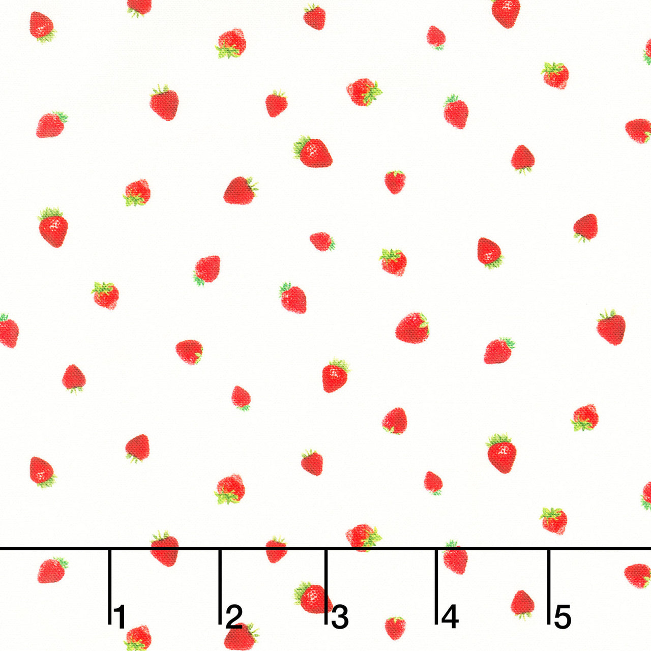 Berry Sweet - Mini Strawberries Cream Yardage