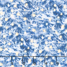 All Is Calm - Christmas Light On Tree Frost Yardage