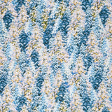 Christmas Eve - Evergreens With Christmas Light Icicle Yardage