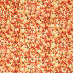 Gather With A Grateful Heart - Packed Pumpkin Pumpkin Yardage
